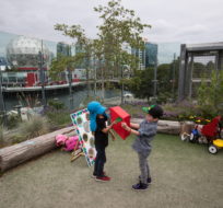 Two young boys play at a daycare in Vancouver. Darryl Dyck/The Canadian Press