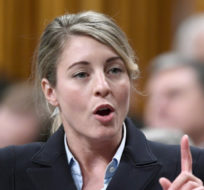 Official Languages Minister Melanie Joly rises during Question Period on Nov. 19, 2018. Justin Tang/The Canadian Press.