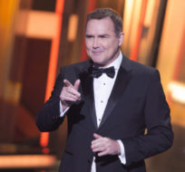 Norm Macdonald begins as host of the Canadian Screen Awards in Toronto on Sunday, March 13, 2016. Peter Power/The Canadian Press.