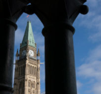 The Peace tower is seen on Oct. 5, 2021 as politicians begin returning to work in Ottawa. The Conservative and Bloc parties both held their first party caucus meetings following the federal election. Adrian Wyld/The Canadian Press.