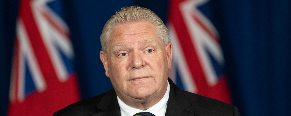 Ontario Premier Doug Ford attends a news conference at the legislature in Toronto on Tuesday, November 8, 2022. Chris Young/The Canadian Press.