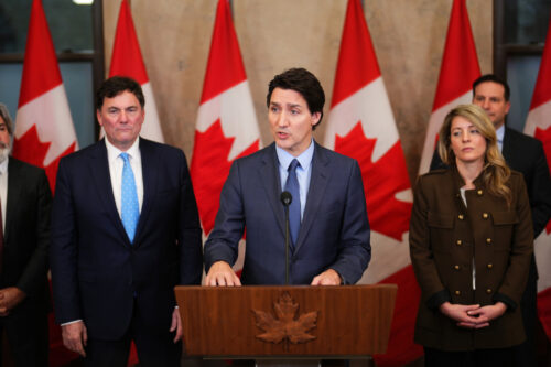 Prime Minister Justin Trudeau speaks during a news conference on Parliament Hill in Ottawa on March 6, 2023. Sean Kilpatrick/The Canadian Press.
