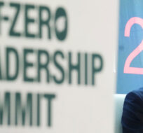 Minister of Environment and Climate Change Steven Guilbeault speaks during the Canada 2020 Net-Zero Leadership Summit in Ottawa on Wednesday, April 19, 2023. Sean Kilpatrick/The Canadian Press. 