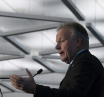 Former Bank of Canada governor Stephen Poloz delivers a keynote address to a business conference on November 24, 2022 in Ottawa. Adrian Wyld/The Canadian Press.