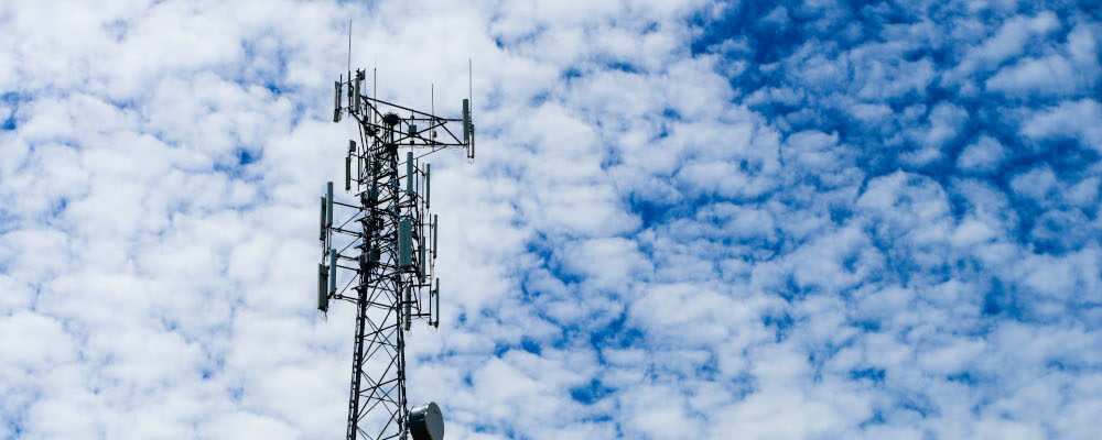 A cell tower is pictured in rural Ontario on Wednesday, July 15, 2020. Sean Kilpatrick/The Canadian Press. 