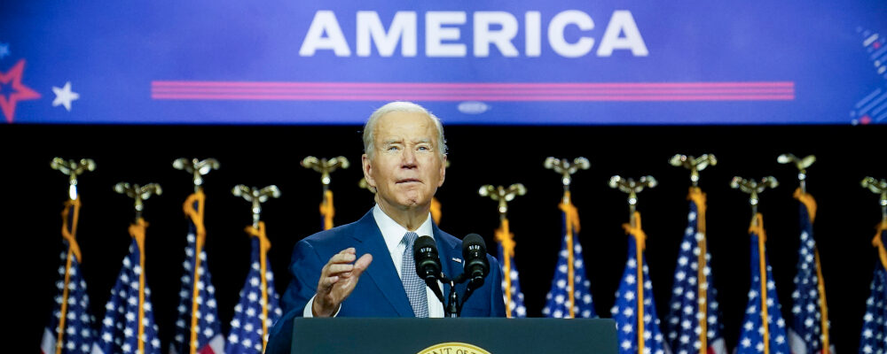President Joe Biden speaks during an event at SUNY Westchester Community College, Wednesday, May 10, 2023, in Valhalla, N.Y. John Minchillo/AP Photo. 