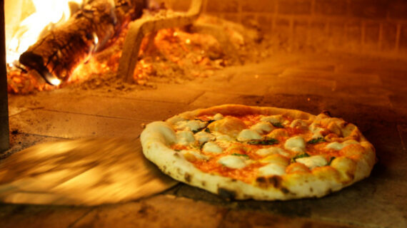 This Thursday, Jan. 27, 2011 photo shows a pizza in an oven at Tony's Pizza Napoletana in San Francisco. Eric Risberg/AP Photo. 