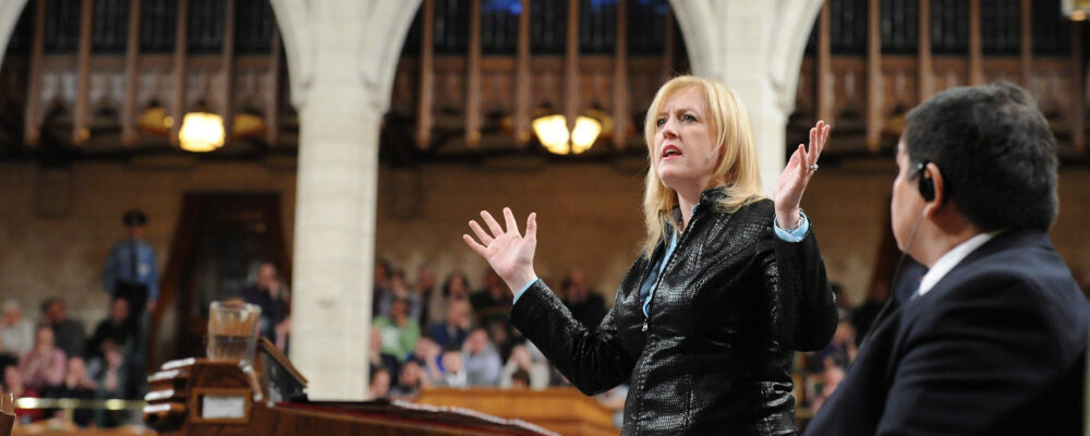 Minister of Labour Lisa Raitt responds to a question in the House of Commons on March 12, 2012. Sean Kilpatrick/The Canadian Press.