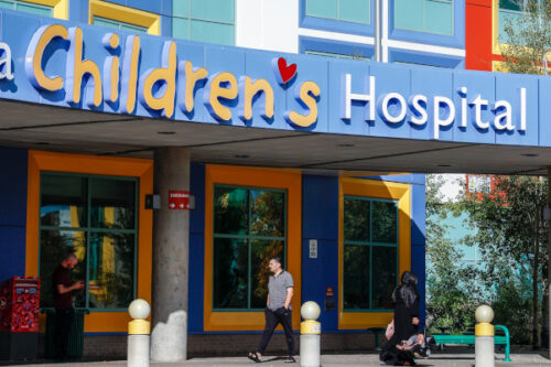 The Alberta Children's Hospital in Calgary, Tuesday, Sept. 12, 2023. Jeff McIntosh/The Canadian Press.