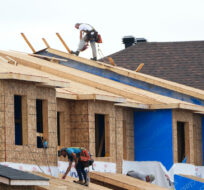 New homes are constructed in Ottawa on Monday, Aug. 14, 2023. Sean Kilpatrick/The Canadian Press. 