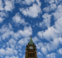 The Peace Tower is seen on Parliament Hill in Ottawa on November 5, 2013. Sean Kilpatrick/The Canadian Press. 