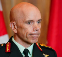 Chief of the Defence Staff General Wayne Eyre in Ottawa on Monday, May 30, 2022. Sean Kilpatrick/The Canadian Press. 