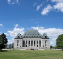 The Supreme Court of Canada is seen, Wednesday, August 10, 2022 in Ottawa. Adrian Wyld/ The Canadian Press.