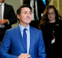 Prime Minister Justin Trudeau arrives at a caucus meeting on Parliament Hill in Ottawa on Wednesday, Sept. 27, 2023. Sean Kilpatrick/The Canadian Press. 