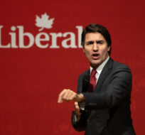 Liberal Party Leader Justin Trudeau speaks at a Liberal fundraiser, in Gatineau, Que., Monday, Dec. 11, 2023. THE CANADIAN PRESS/Adrian Wyld
