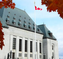 The Supreme Court of Canada is pictured in Ottawa, on Thursday, Oct. 20, 2022. Sean Kilpatrick/The Canadian Press. 