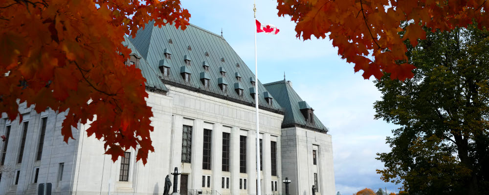 The Supreme Court of Canada is pictured in Ottawa, on Thursday, Oct. 20, 2022. Sean Kilpatrick/The Canadian Press. 