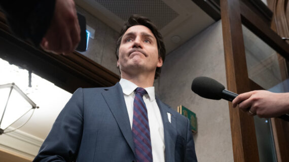 Prime Minister Justin Trudeau pauses after giving a statement before attending Question Period in the House of Commons, Wednesday, Dec. 6, 2023 in Ottawa. Adrian Wyld/The Canadian Press. 